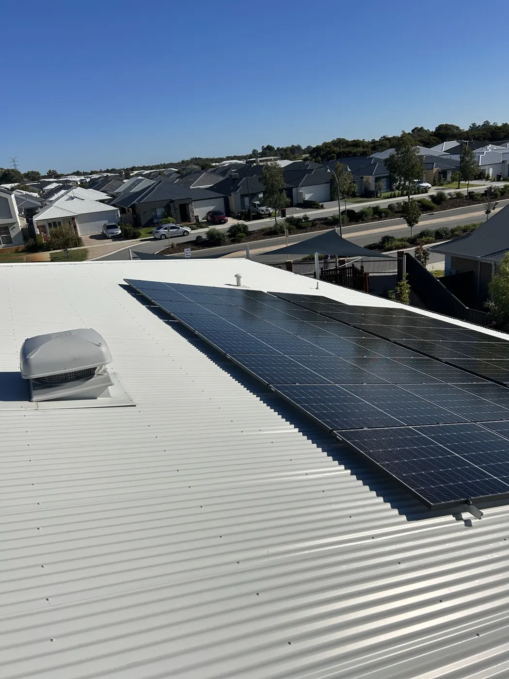 Rooftop solar on a MercyCare home in Piara Waters